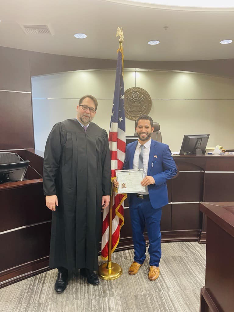  US Citizenship Ceremony for Afghan man